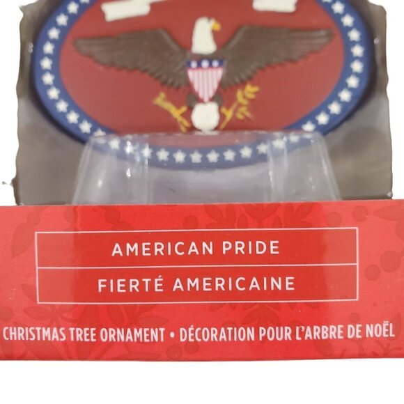 HALLMARK American Pride Bald Eagle Proud and Brave Christmas Tree Ornament NIB - Picture 6 of 9